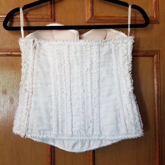 NWT Charlotte Russe Bustier Corset Lingerie White - Picture 6 of 12